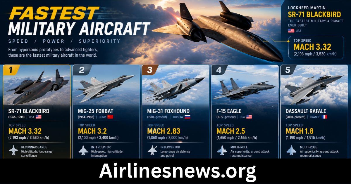 fastest military aircraft