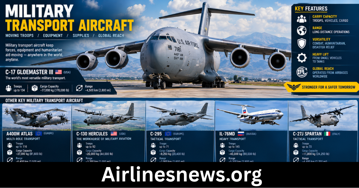 military transport aircraft